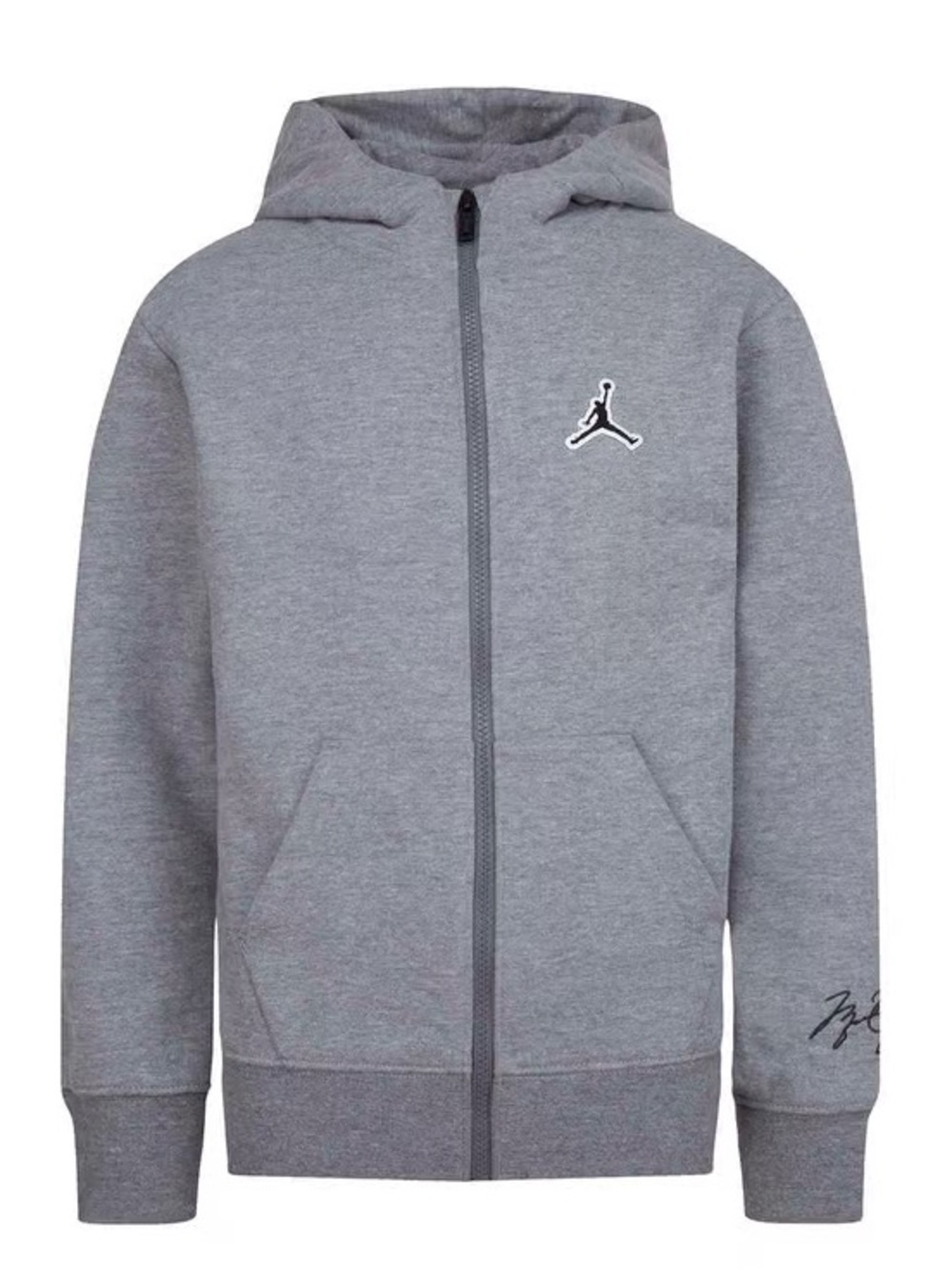 Nike Jordan Fleece Full Zip Up Hoodie Kids M